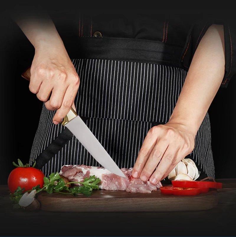 Utbeningskniv i rustfritt stål Kjøkkenfiletkniv Fisk Skulpturkniver Cooking Cleaver