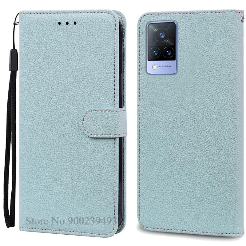 Pro Vivo V21 Pouzdro Silikonové Peněženkové Vyklápěcí Pouzdro na Telefon pro Vivo V2050 V2066 V2108 VivoV21 Kožené Pouzdro Coque pro Vivo V21 5G Fundas