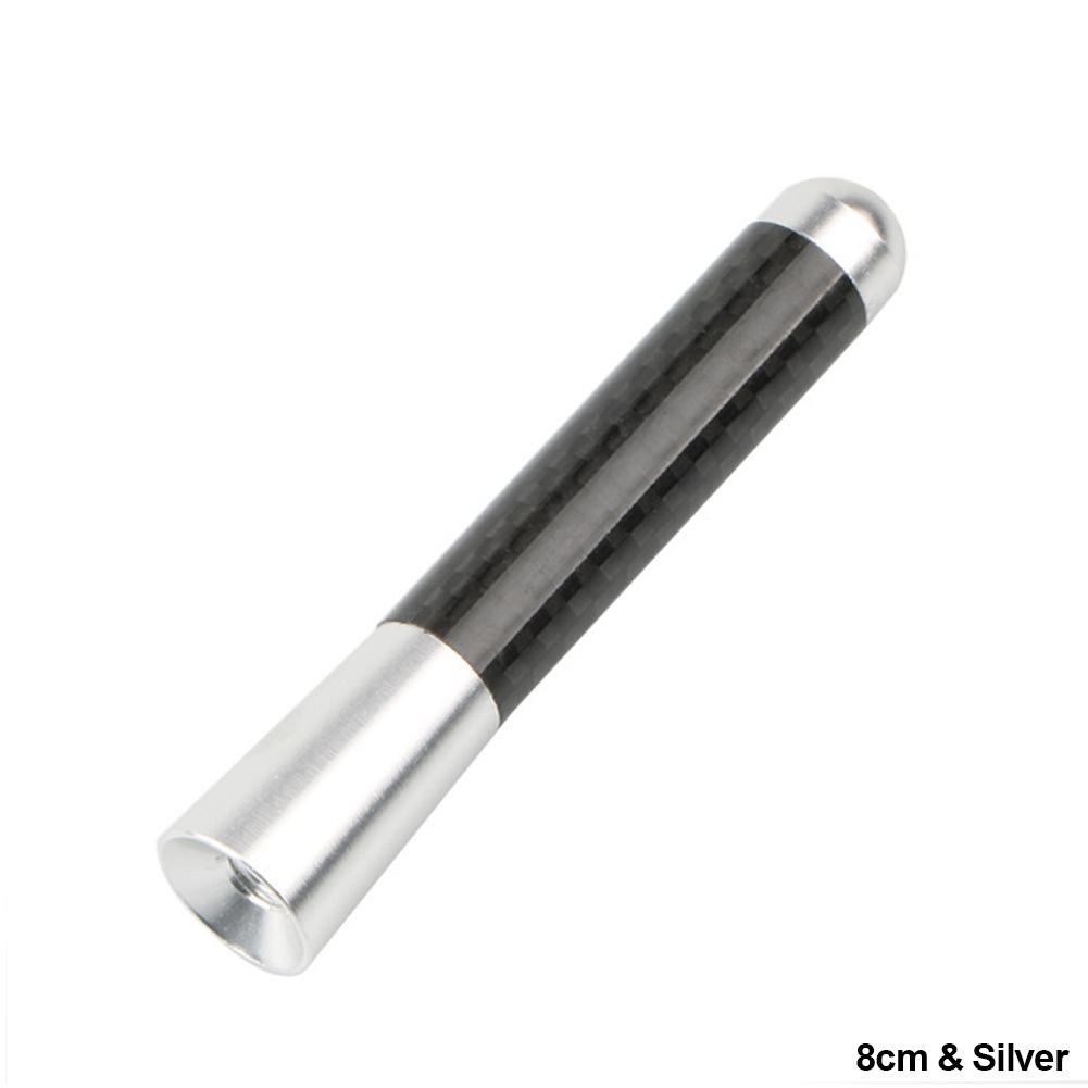 12cm Carbon Fiber Short Radio Antenna Fit for BMW Ford Focus Peugeot Citroen Opel Skoda Toyota Dodge Etc Car Antenna Car