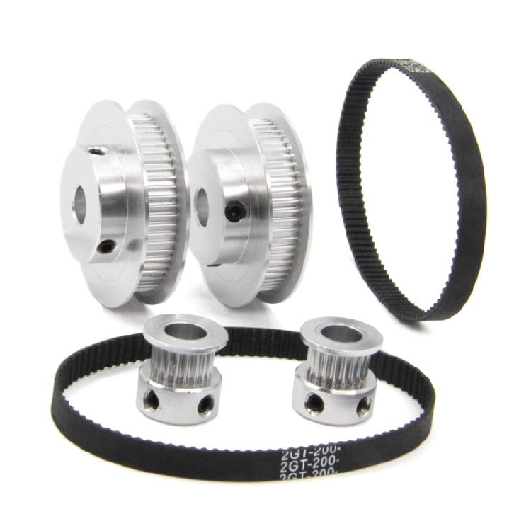 Timing Belt Pulley Kit GT2 60 Teeth 20 Teeth Reduction Belt Width 6mm Bore 5mm