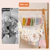 Socks Drying Rack With 18/26 Clips Underwear Baby Saliva Towel Space-Saving Multifunctional Household Dormitory Student Laundry
