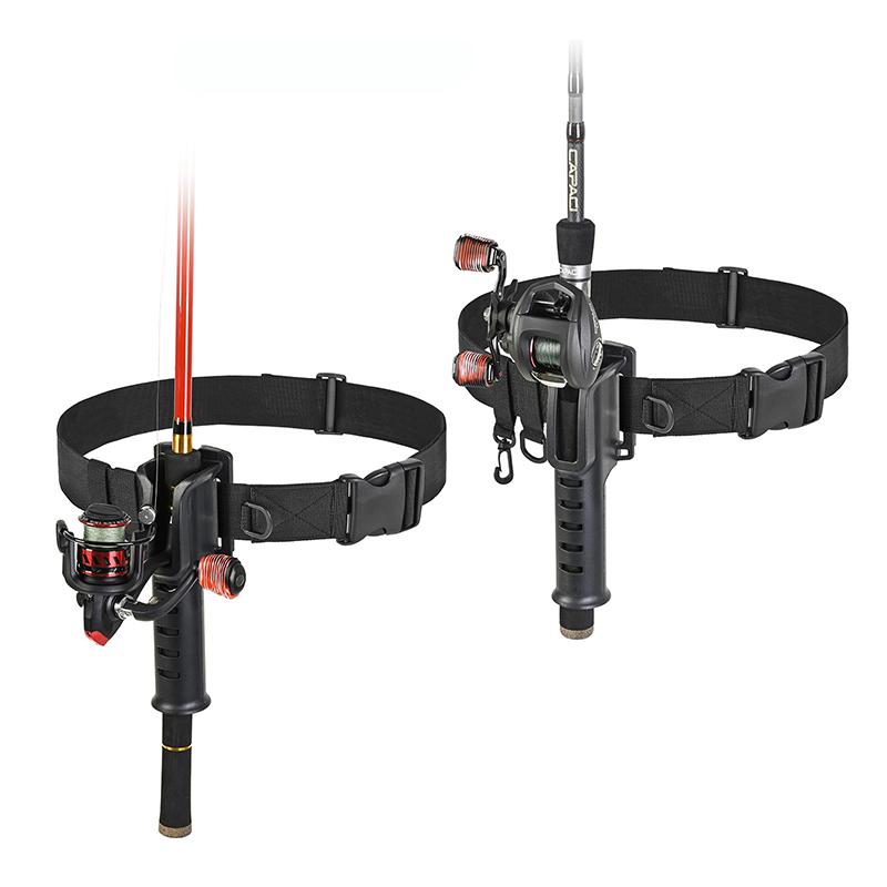 Portable Belt Rod Holder Fishing Gear Tackles Accessories Adjustable Waist Fishing Rod Holder Fishing Rod Pole Inserter