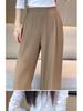 Women's High-Waisted Wide-Leg Drape Pants - Spring 2025 New Casual Loose Fit