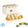 Slilcone Popsicle Molds, Cute Ice Molds With Sticks,Easy-Release,BFA Free, Homemade Ice Cream Molds