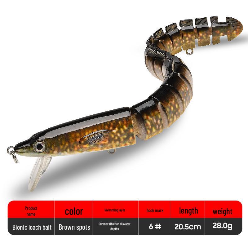 Aspius Long-Cast Marine Fishing Simulation Bait - Large, Slow-Sinking, Fake Lure for Sea Fishing