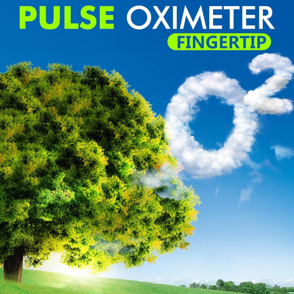 OFingertip- Blood Oxygen Meter SPO2 PR--RR/ODI4 Monitor