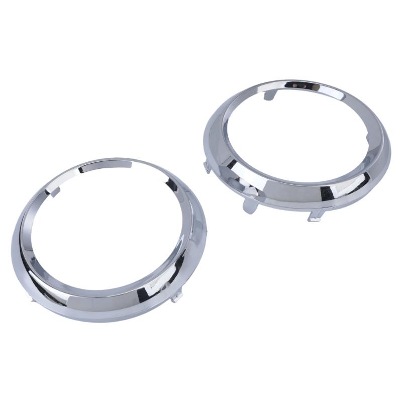 Left and Right Front Fog Light Surround Trim, 2011-2017 Plastic Snap On Pair for Front Lamp Opening Repair, Ref 52712-08020 52713-08020