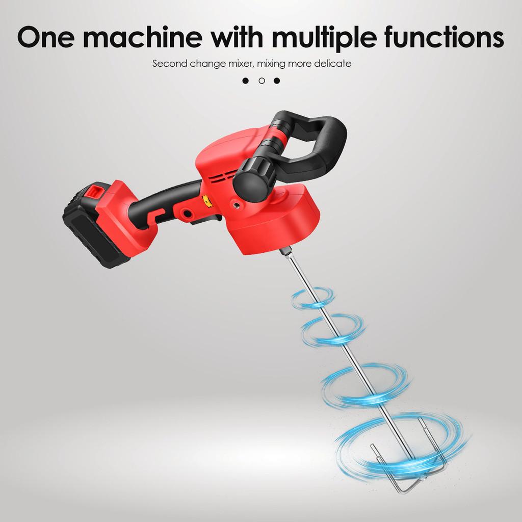 1700W Bruska na cementovou omítku s automatickou míchací tyčí na cement Elektrické hladítko na betonovou maltu Stroj na leštění stěn