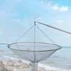 100/80CM Large Round Folding Drop Fishing Net Shrimp Catcher Tank Casting Network Fish Eels Trap Cage Prawn Bait Crab Netting