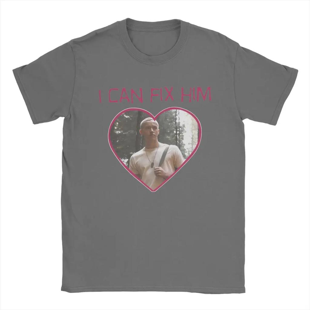 I Can Fix Him Coriolanus Snow T-Shirt for Men Round Collar Cotton T Shirts Tom Blyth Short Sleeve Tee Shirt Plus Size Tops
