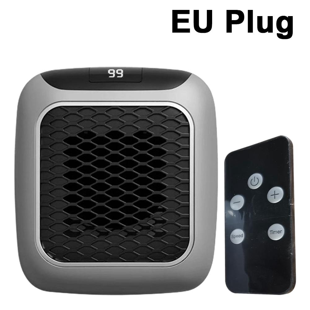 Wall Mounted Heater 800W Mini Heater Portable Electric Heater PTC Ceramic Heating Fan with Remote Control for Home Bedroom Dorm