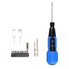 Chrome Vanadium Steel Cordless Screwdriver LED Lights Power Screw Driver  Tool Kit