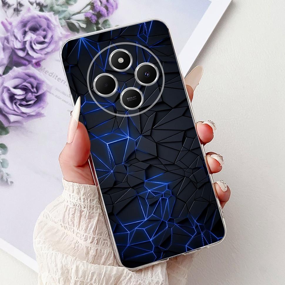 For Xiaomi Redmi 14C Casing Fashion Heart Cat Cover 6.88" Soft TPU Phone Protective Shell For Xiaomi Redmi 14R 14C Cases Coque