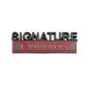 1Pc 3D Metal SIGNATURE Edition Logo Car Front Grille Badge Side Fender Rear Trunk Emblem Sticker Decal