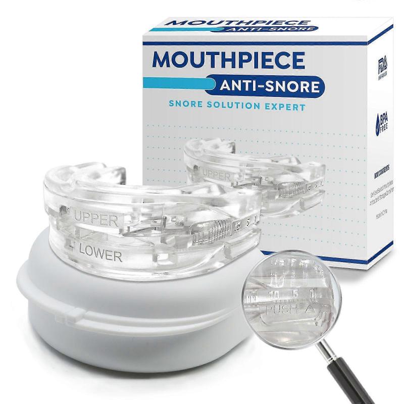 Anti-snore Mouthguard, Adjustable Anti-snoring Mouthpiece, Night Time Teeth Mouthguard Bruxism Sleeping Bite Guard