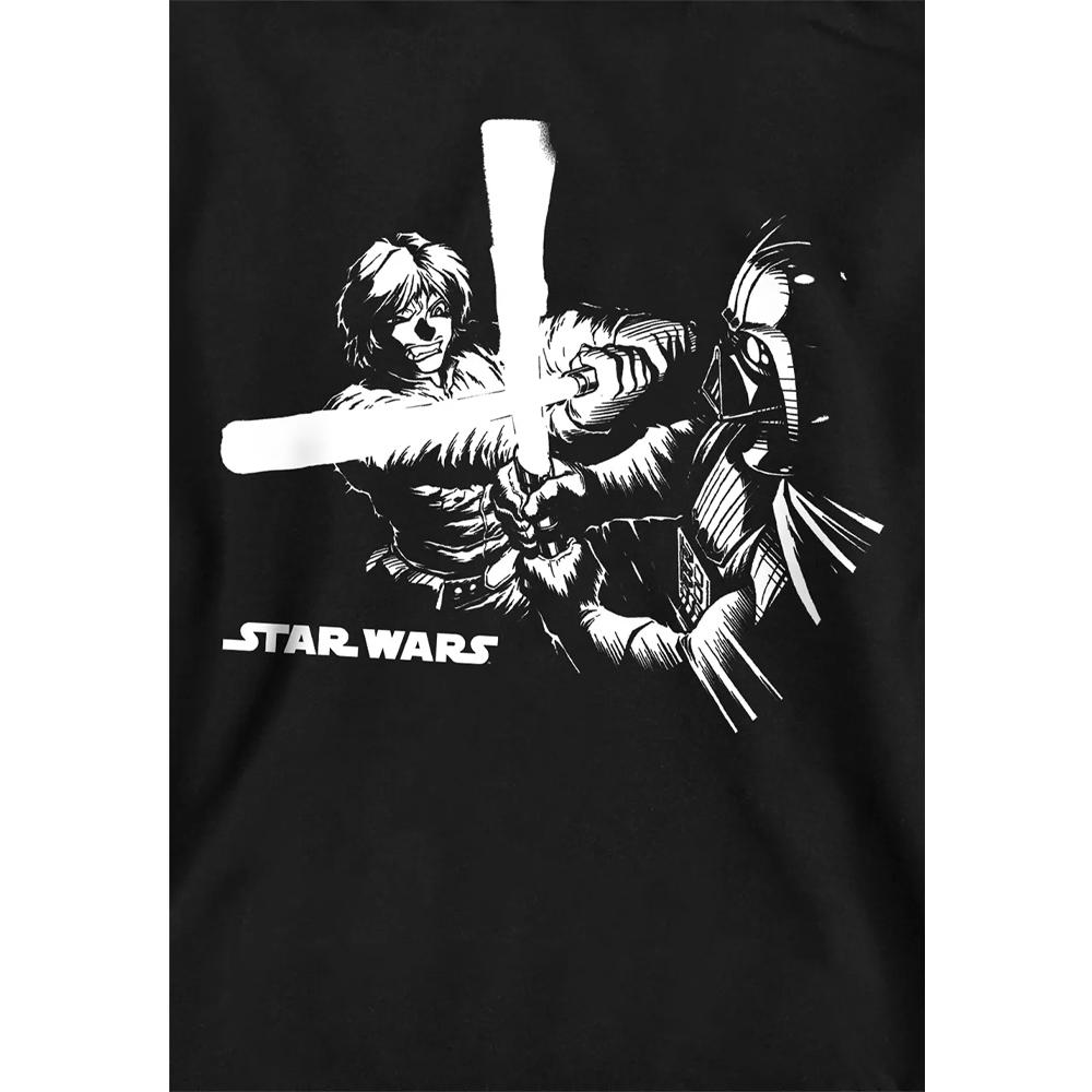 Star Wars Childrens/Kids Lightsaber Fight Manga Hoodie