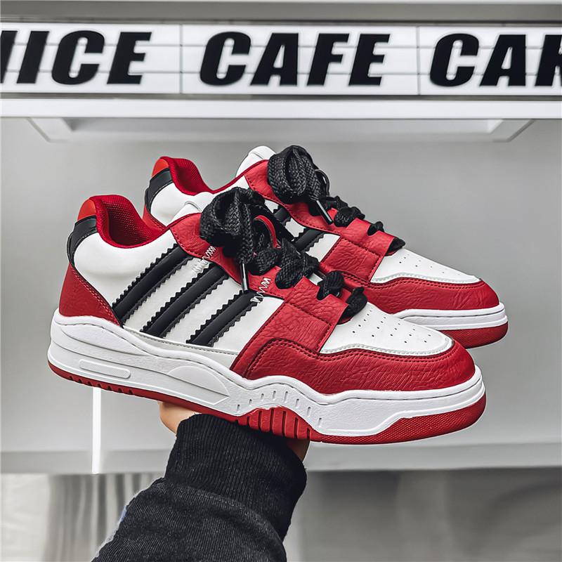 Moda pentru bărbați Pantofi de skateboard ocazional de jos pentru băieți Pantofi comozi Studenți de sex masculin Trend Talpă moale Clasic Respirabil Sală de sport Anti-alunecare