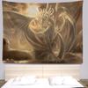 Fierce Dragon Hanging Cloth Office Living Room Tapestry Home Wall Decoration Tapestry