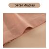 Women Seamless Low Waist Breathable Ribbed Solid Color Safety Underwear Panties