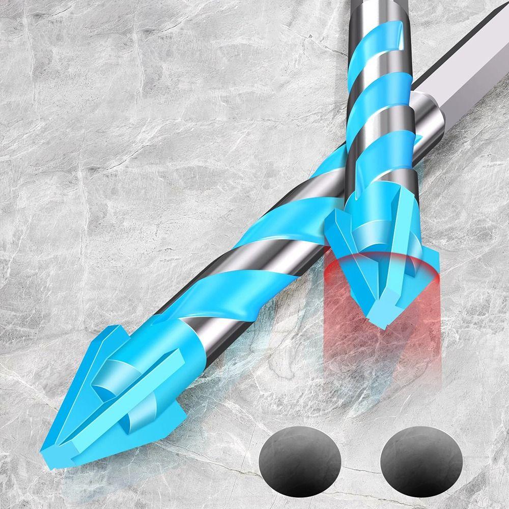 High Hardness Tile Drill Bit Four-Edged Hexagonal Shank Drill Bit Set  Drilling Tool