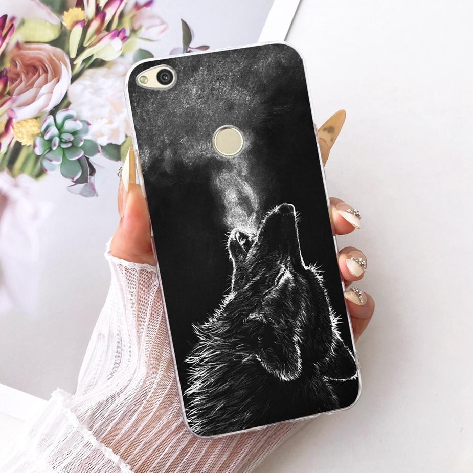 For Huawei P8 Lite 2017 Case Honor 8 Lite Luxury Flower Butterfly Painted Cover Soft Silicone Case For Huawei P9 Lite 2017 Shell