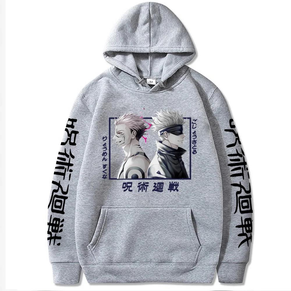 Jujutsu Kaisen Funny Gojo Satoru Cool Ryomen  Hoodie Men Women Harajuku Street Wear Unisex Autumn Winter Sweater