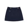 MARTINE GOLF Waist Button Point Wrap Skirt_Navy