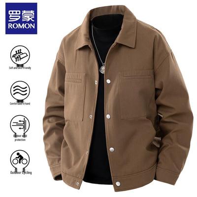 Men's Lapel Casual Spring/Autumn Jacket