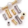 Stainless Steel Bamboo Joint Bead Spacer for DIY Jewelry