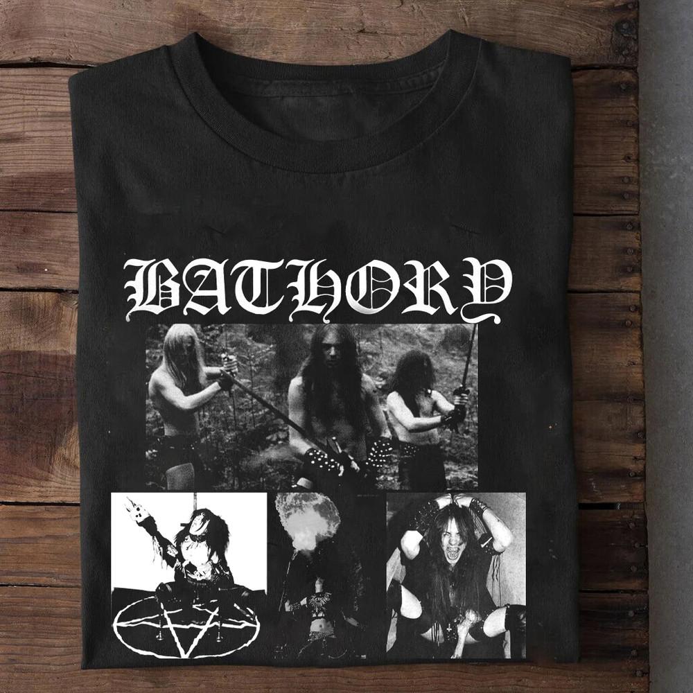 

NEW Collection BATHORY Band Classic Black All Size Unisex Gift Shirt AC1963 Unisex T-Shirt M
