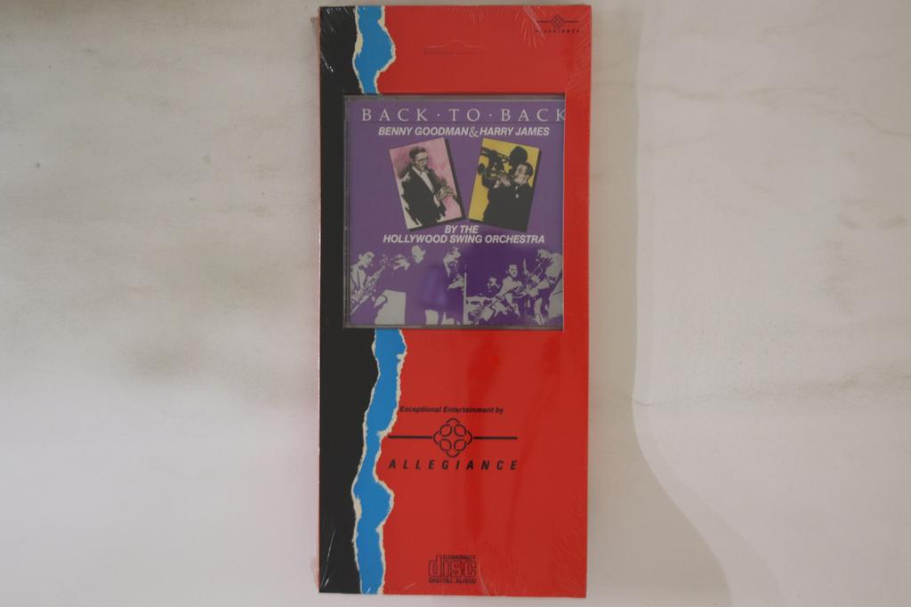 CD HOLLYWOOD SWING ORCHESTRA - "back To Back" Benny Goodman&harry  CDP72984 ITI US Jazz Used