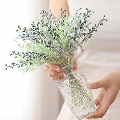 5/10Pcs Artificial Flowers Bouquet 35CM Fake Plant For Home Decor Party Supplies Wedding Decoration Ornaments Vase Accessories