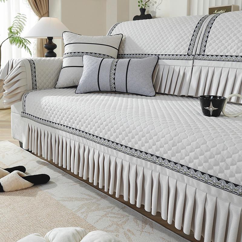 

Подушки для дивана в скандинавском стиле Four Seasons Universal с нескользящим покрытием из массива дерева, тканевые накладки для дивана 45*45 белый