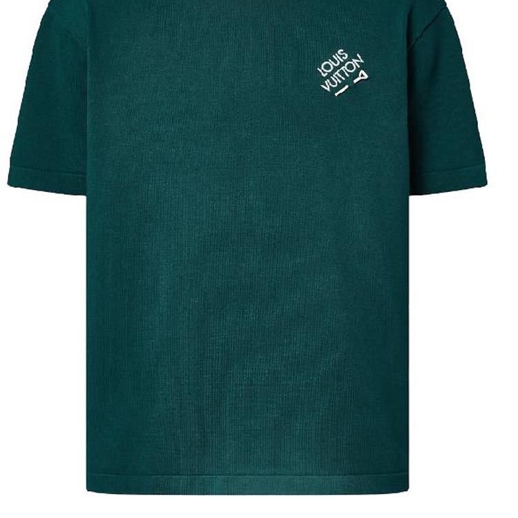Louis Vuitton T Shirt Men's Green 1AF674
