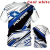 New Hot Selling 3D Polaris Logo Racing T-shirt Cool Printed Neutral Racing Team Men's T-shirt