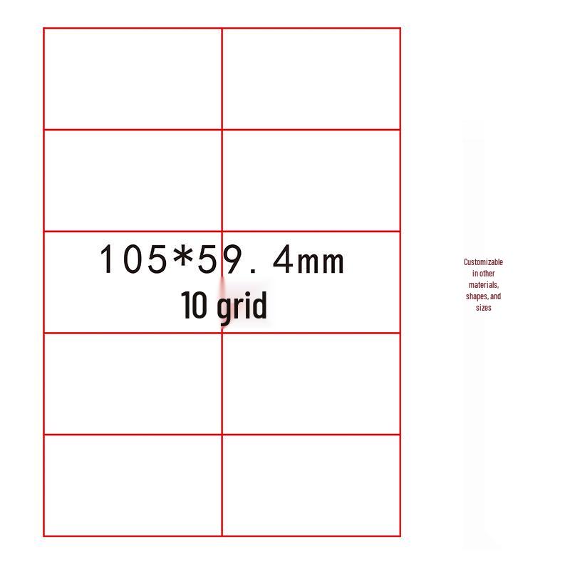 Carta Kraft e Cartone Autoadesiva Bianca Opaca A4 per Inkjet/Laser