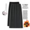 Women's Sequined Woolen Half-Skirt - 2025 Autumn/Winter High-Waisted Slimming Style