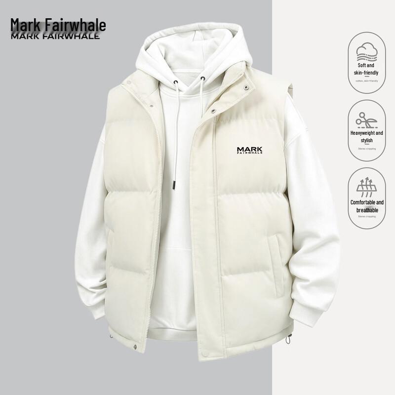 Mark Fairwhale Winter Men's Fleece-Lined Padded Vest