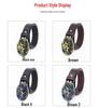 Men's Retro Punk Metal Buckle Leather Belt