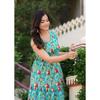 Women Bollywood Anarkali Printed Cotton Rayon Flared Kurta Gown Designer Dress SC-2142