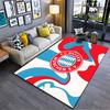 FC Bayern Logo Pattern Carpet Suitable As a Non-slip Mat for the Living Room or Bedroom Sofa