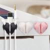 4Pcs Self-Adhesive USB Charging Cable Clips Silicone Cable Clips Holder  Home Use