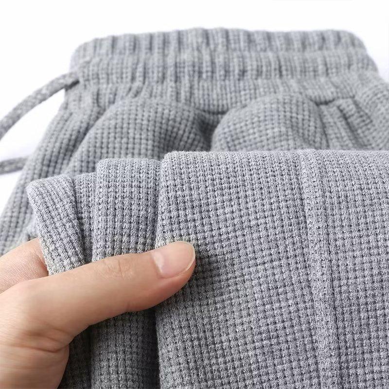 

Мужские универсальные спортивные брюки 2024 свободного кроя на кулиске 3XL светло-серый