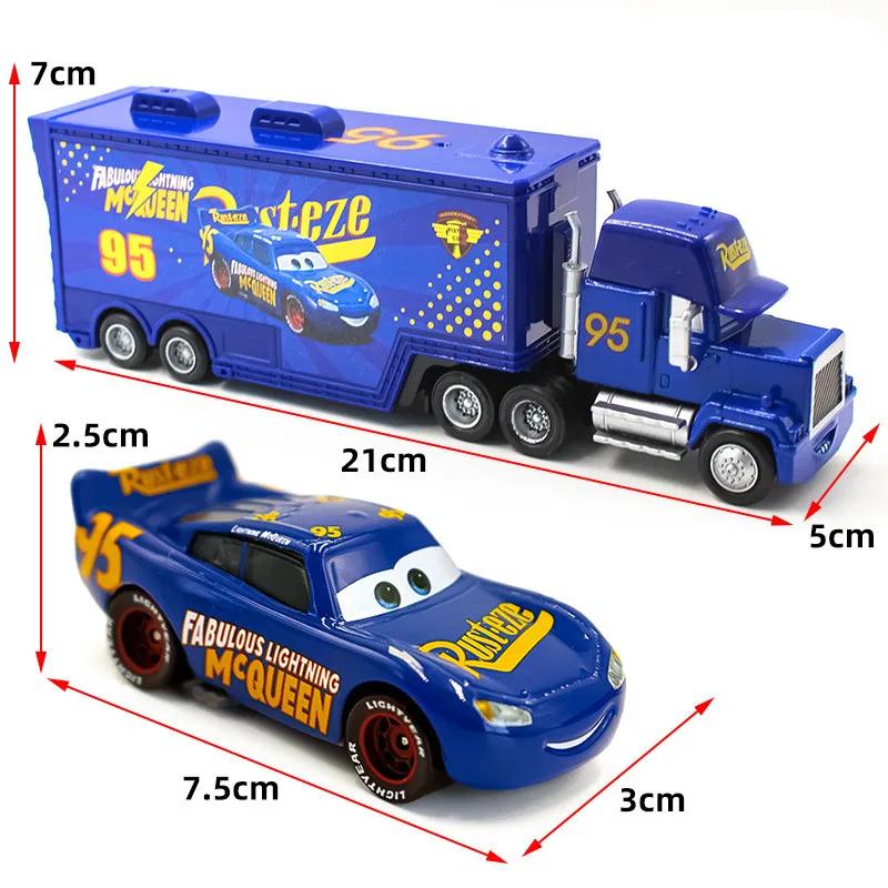 Cars 3 Juguetes Rayo McQueen 1:55 Diecast Jackson Storm Mater Modelo de Aleación Metálica Regalo de Cumpleaños para Niños Juguetes para Niños