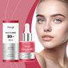 HOYGI Serum z kwasem hialuronowym Różowe Serum Nawilżające do Twarzy Nawilżające Naprawcze Przeciwzmarszczkowe Rozjaśniające 30ml