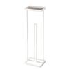 Free Standing Toilet Paper Holder with Non-Slip Reinforced Base Large Capacity Easy Assembly Bathroom Toilet Paper Stand