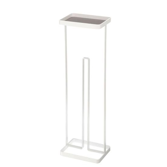 Free Standing Toilet Paper Holder with Non-Slip Reinforced Base Large Capacity Easy Assembly Bathroom Toilet Paper Stand