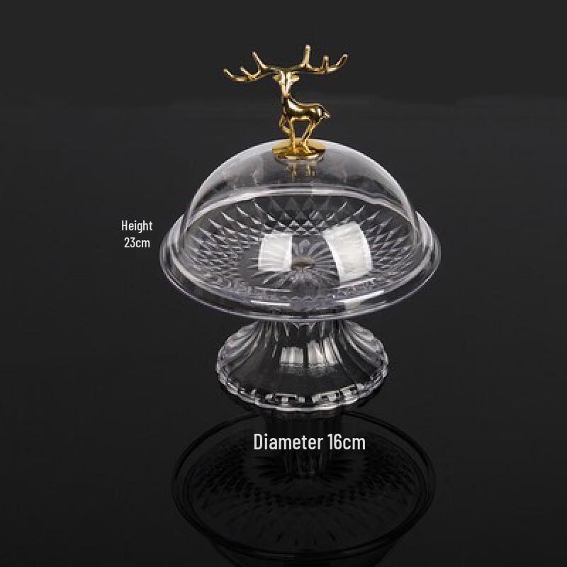 Juns Seventeen CH Covered Snack & Fruit Display Plate 15cm Plate with Lid