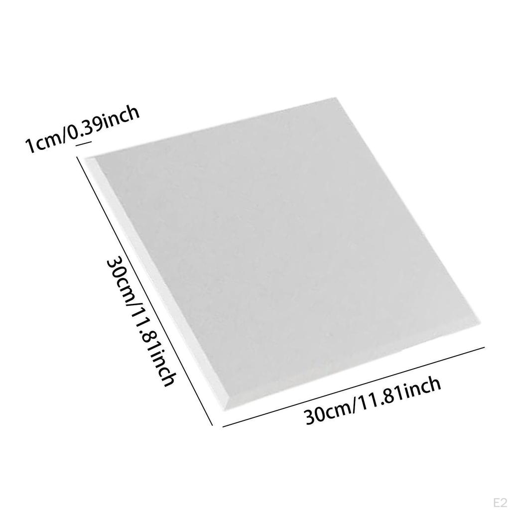 12 bucăți panouri acustice absorbante de sunet, plăci de perete multifuncționale practice, izolare fonică