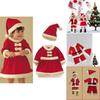 Luxurious Children's Christmas Costumes Santa Claus Boys And Girls Ensemble For Festive Fun